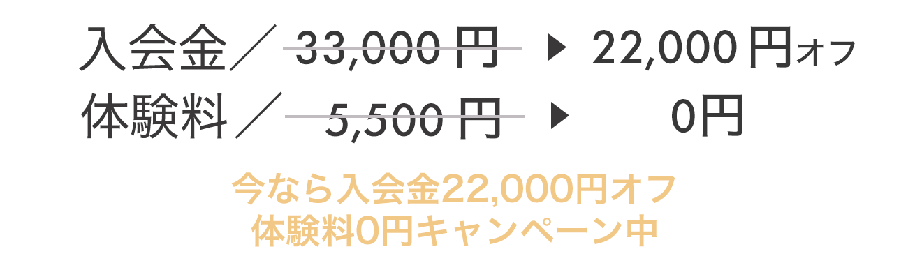 入会金 / 5,500円